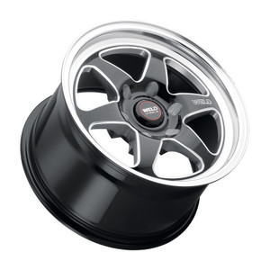 Weld 20x5 Ventura 6 Drag 6x135 ET-19 BS2.00 Gloss BLK MIL DIA 87.1
