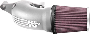 K&N 17-18 Harley Davidson Touring Models Performance Air Intake System Silver