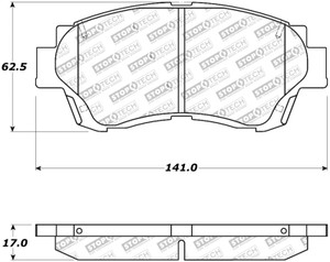StopTech Street Touring Brake Pads 308.04760