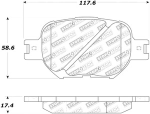 StopTech Street Touring 05-08 Scion tC/ 01-05 Celica GT Front Brake Pads