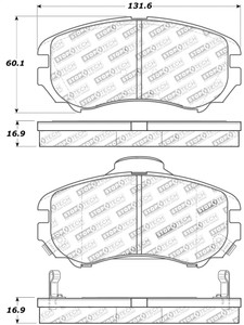 StopTech Street Touring Brake Pads 308.09240
