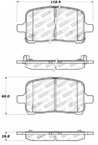 StopTech Street Touring Brake Pads 308.10280