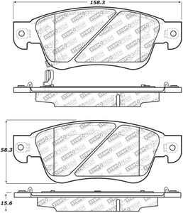 StopTech Street Select 07-16 Infiniti G35/G37/Q60 Front Brake Pads w/ Hardware