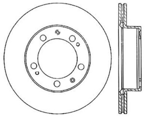 StopTech 97-04 Porsche Boxster Cyro Slotted Sport Brake Rotor Front Left