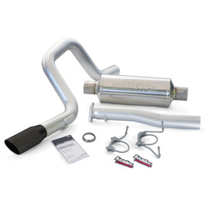 Banks Power 07-14 Toyota 4.0 FJ Cruiser Monster Exhaust Sys - SS Single Exhaust w/ Obround Black Tip 48141-B