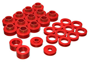 Energy Suspension Cj-8 Scrambler Body Mount - Red Energy Suspension Cj-8 Scrambler Body Mount - Red