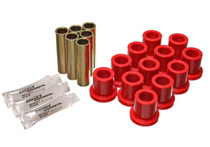 Energy Suspension 57-72 Ford F-100 / F-150 Rear 2WD Red Spring and Shackle Set Energy Suspension 57-72 Ford F-100 / F-150 Rear 2WD Red Spring and Shackle Set