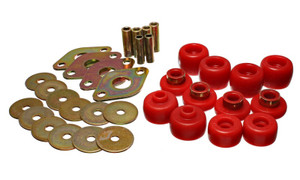 Energy Suspension 93-98 Toyota T100 Red Body Cab Mount Set Energy Suspension 93-98 Toyota T100 Red Body Cab Mount Set