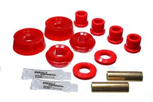 Energy Suspension 01-05 PT Cruiser / 03-04 Dodge Neon Red Front Lower & Upper Control Arm Bushing Se