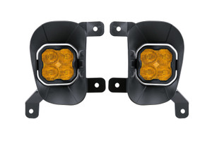 Diode Dynamics SS3 Ram Vertical LED Fog Light Kit Max - Yellow SAE Fog