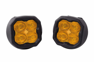 Diode Dynamics SS3 LED Pod Max Type GM Kit - Yellow SAE Fog