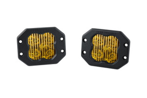 Diode Dynamics SS3 LED Pod Pro - Yellow Driving Flush (Pair)
