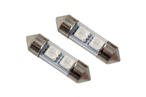 Diode Dynamics 31mm SMF2 LED Bulb - Red (Pair)