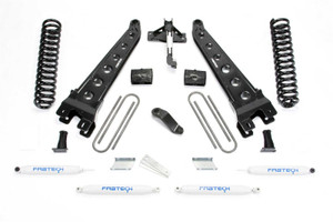 Fabtech 2019 Ford F450/550 4WD 6in Radius Arm System w/Perf. Shocks