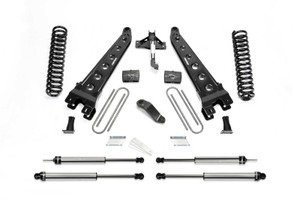 Fabtech 2019 Ford F450/550 4WD 6in Radius Arm System w/DL Shocks