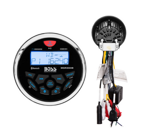 BOSS Audio Systems Marine Gauge Receiver / Bluetooth / No CD / USB / AM FM