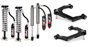 Cognito 3-Inch Elite Uniball Leveling Kit with Fox Elite 2.5 Reservoir Shocks for 19-22 Silverado/Sierra 1500 2WD/4WD Cognito 3-Inch Elite Uniball Leveling Kit with Fox Elite 2.5 Reservoir Shocks for 19-22 Silverado/Sierra 1500 2WD/4WD