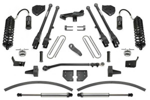 Fabtech 17-20 Ford F250/350 4WD Diesel 8in 4 Link System w/DL 4.0 Coilovers & Rear DL 2.25 Shocks