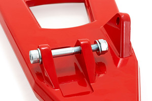 Red Forged Alum High Clearance 2" Fwd Offset Control Arms w/Ball Joints | Polaris Ranger 1000XP Red Forged Alum High Clearance 2" Fwd Offset Control Arms w/Ball Joints | Polaris Ranger 1000XP