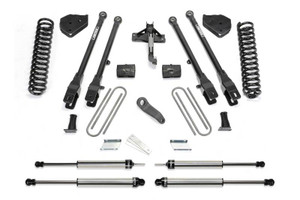 Fabtech 17-19 Ford F250/350 4WD Gas 6in 4 Link System w/DL Shocks