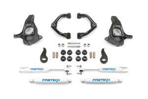Fabtech 11-19 GM C/K2500HD/3500HD 4in Ultimate System w/Uniball UCA & Perf. Shocks