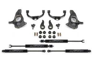 Fabtech 11-19 GM C/K2500HD/3500HD 4in Ultimate System w/Stealth Shocks