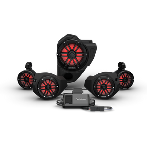Rockford Fosgate 14+ RZR Stage-4 Audio System For Ride Command (Gen-3)