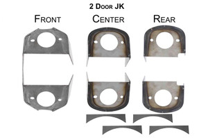 Rust Buster 2007-2018 Jeep Wrangler 2-Door Frame Body Mounts