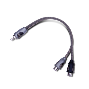 Rockford Fosgate Twisted Pair Y Adapter 1 Male to 2 Female