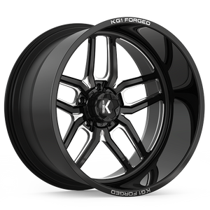 ARISTO 20X14 5X139.7 ET -76 CB 78.1 GLOSS BLACK MILLED