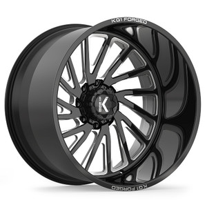 VILE 20X14 8X180 ET -76 CB 124.3 GLOSS BLACK MILLED