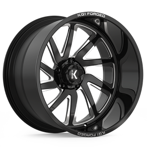 VILE 22X14 5X139.7 ET -76 CB 78.1 GLOSS BLACK MILLED
