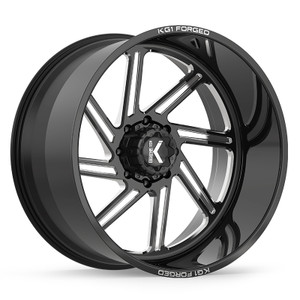 SPOOL 26X14 8X165.1 ET -76 CB 125.1 GLOSS BLACK MILLED