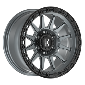 ADRENALINE 20X9.5 6X139.7 ET -12 CB 106.4MATTE ANTHRACITE BLACK RING