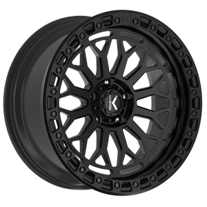 DIAMONDHEAD 20X9.5 5X127 ET -12 CB 71.5MATTE BLACK BLACK RING