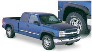 Bushwacker 07-07 Chevy Silverado 1500 Classic Fleetside Extend-A-Fender Style Flares 4pc - Black