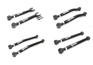 Adjustable Front Upper + Lower and Rear Upper + Lower Control Arms For 0-4.5 Inch Lift 07-18 Wrangler JK Freedom Off-Road Adjustable Front Upper + Lower and Rear Upper + Lower Control Arms For 0-4.5 Inch Lift 07-18 Wrangler JK Freedom Off-Road