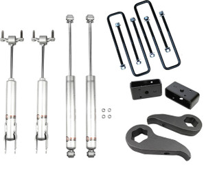 3 Inch Front and 2 Inch Rear Leveling Kit w/ Shocks 20-Present Chevrolet/GMC 2500HD/3500HD Freedom Off-Road 3 Inch Front and 2 Inch Rear Leveling Kit w/ Shocks 20-Present Chevrolet/GMC 2500HD/3500HD Freedom Off-Road