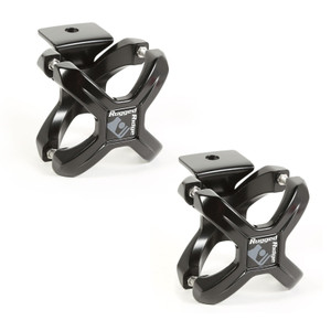 Rugged Ridge 2.25-3in Black X-Clamp Pair