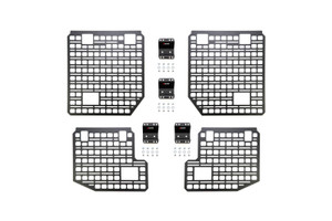 BuiltRight Industries 09-14 Ford F-150 (Incl. Raptor) Full Bedside Rack w/8 CLAMPS - 4pc Set