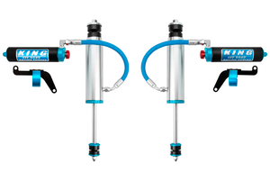 King Shocks 1997+ Nissan Patrol Y61 Front 3.0 Dia Remote Res Shock 0-2in Lift w/Adj/Brkt (Pair)