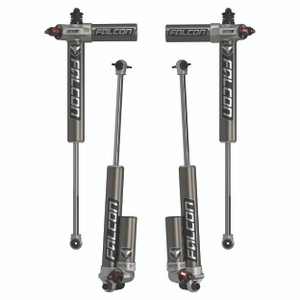 Falcon Series 3.3 Fast Adjust Piggyback ShocksFalcon Series 3.3 Fast Adjust Piggyback Shocks offer a wide range of adjustability with their easy to use three-position Fast Adjust Knob. Settings include soft medium and firm. The middle setting inco...