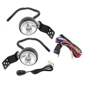 Rugged Ridge Hood Catch Mounted Halogen Fog Light Kit 07-18JK