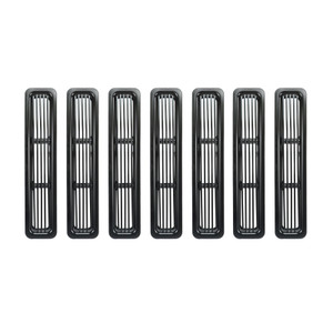 Rugged Ridge Billet Grille Inserts Black 97-06 Jeep Wrangler