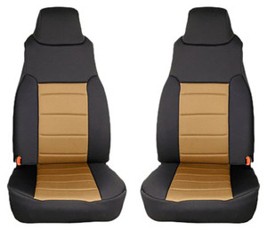 Rugged Ridge Neoprene Front Seat Covers 97-02 Jeep Wrangler TJ 13210.04