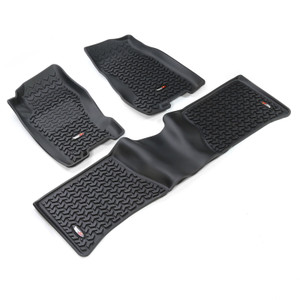 Rugged Ridge Floor Liner Front/Rear Black 1999-2004 Jeep Grand Cherokee ZJ