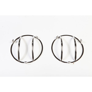 Rugged Ridge 97-06 Jeep Wrangler TJ Stainless Steel Headlight Euro Guard Kit