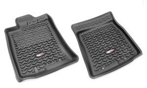 Rugged Ridge Floor Liner Front Black 2007-2014 Toyota FJ Cruiser (Automatic)