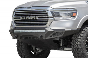 Addictive Desert Designs 2019 Ram 1500 Hammer Black Stealth Fighter Front Bumper w/ Sensor Cutouts