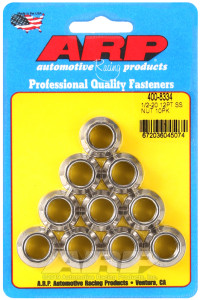 ARP 1/2in x 20 SS 12pt Nut Kit (10/pkg)